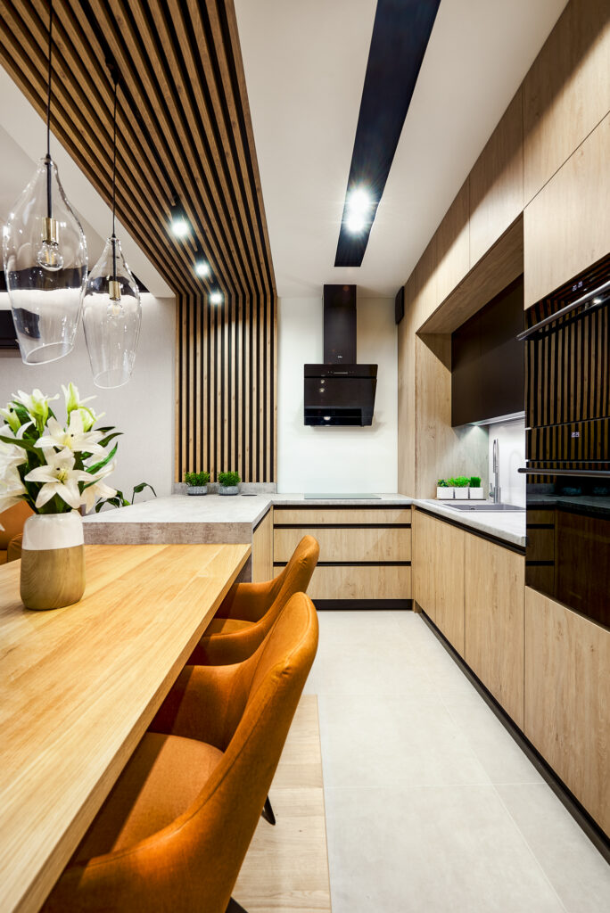 Akustiline ribipaneel MDF Premium seinal